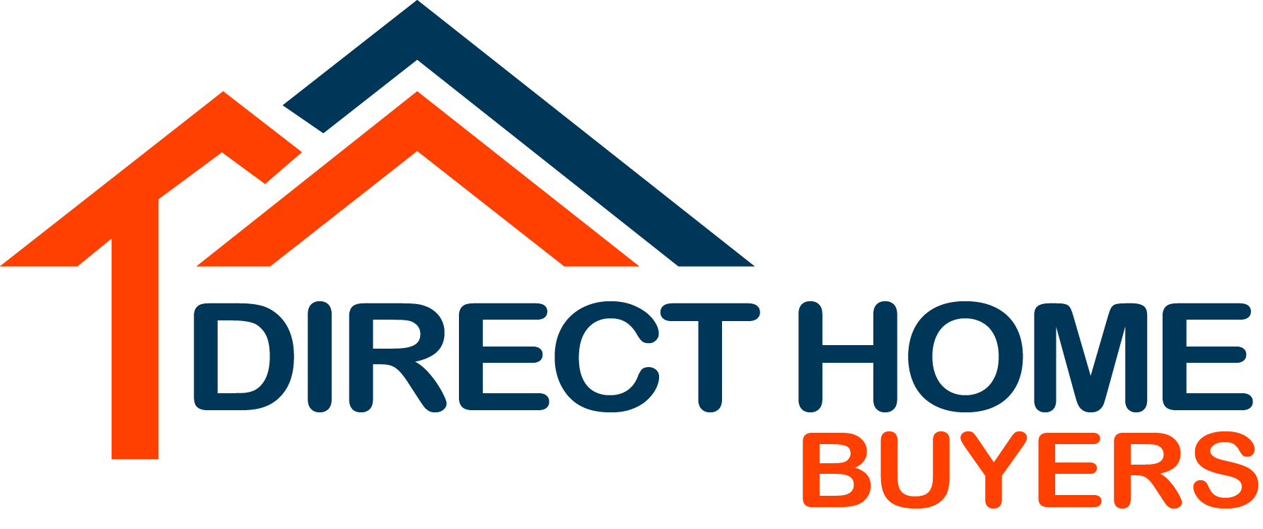 "Direct Home Buyers logo featuring a modern house graphic, representing a real estate investment company specializing in off-market properties in michigan